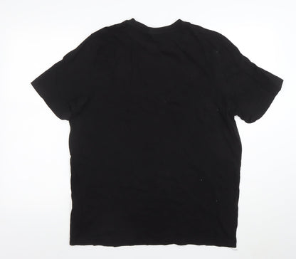 Mens UK Size L PUMA Black  T-Shirt