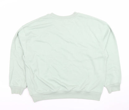 Womens UK Size M Dunnes Green Pullover Sweatshirt