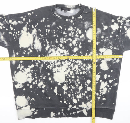 Womens UK Size 8 Missguided Black Pullover Sweatshirt