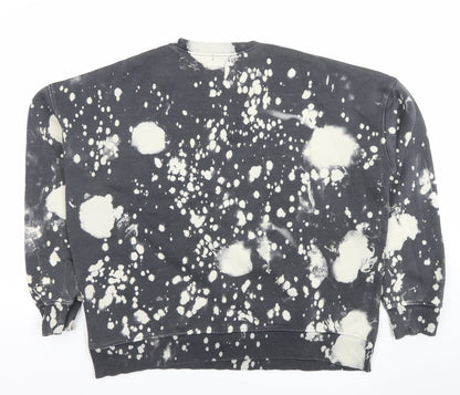 Womens UK Size 8 Missguided Black Pullover Sweatshirt