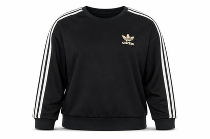 Womens UK Size S adidas Black Pullover Sweatshirt