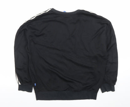 Womens UK Size S adidas Black Pullover Sweatshirt