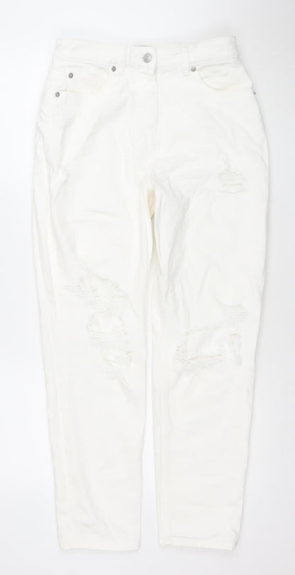 Womens UK Size 10 Primark Slim Fit Skinny White Jeans