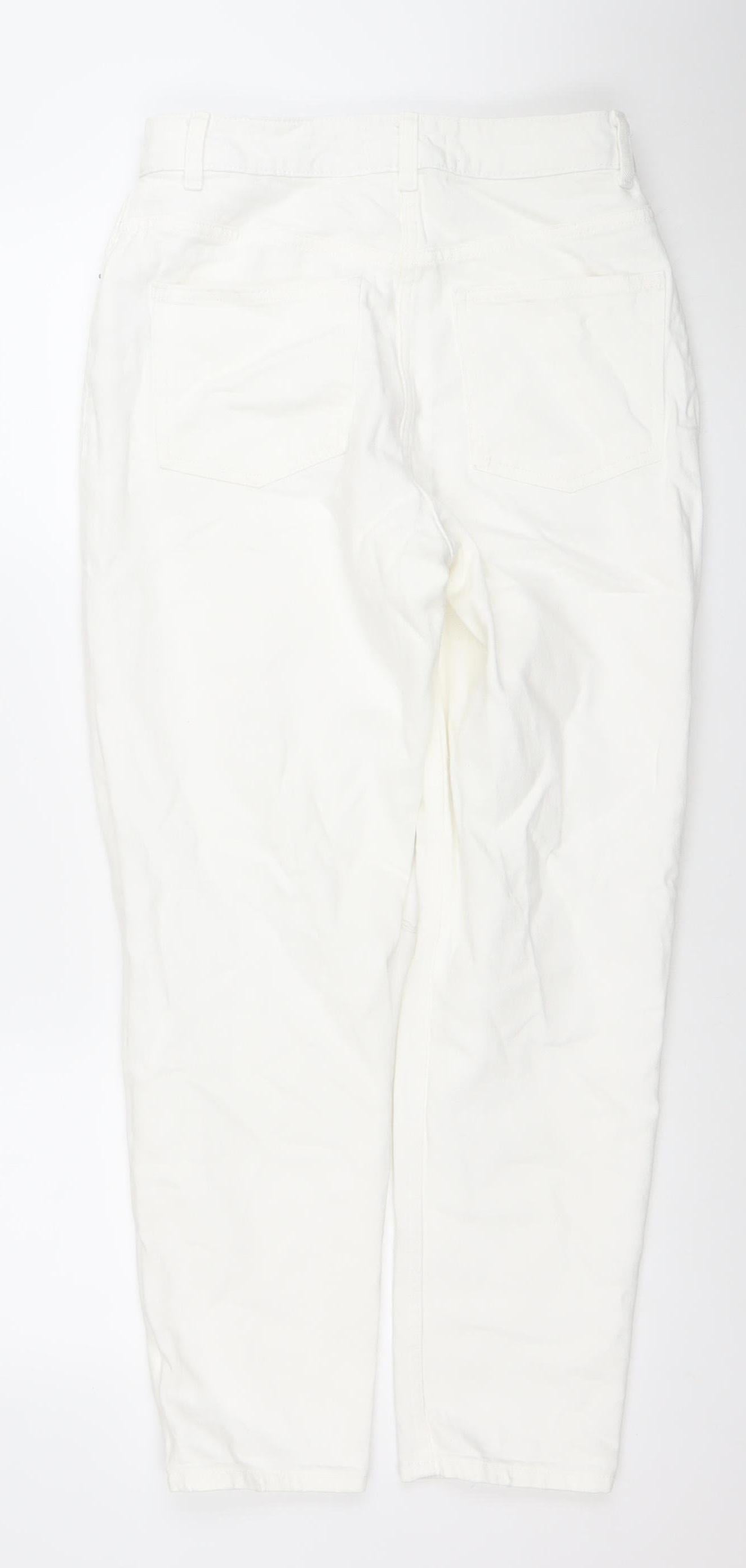 Womens UK Size 10 Primark Slim Fit Skinny White Jeans