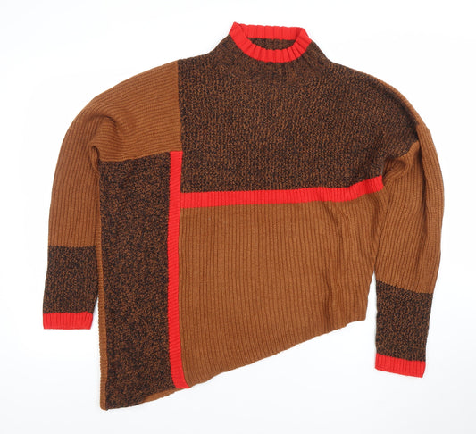 Womens UK Size S NEXT Brown Pullover Jumper