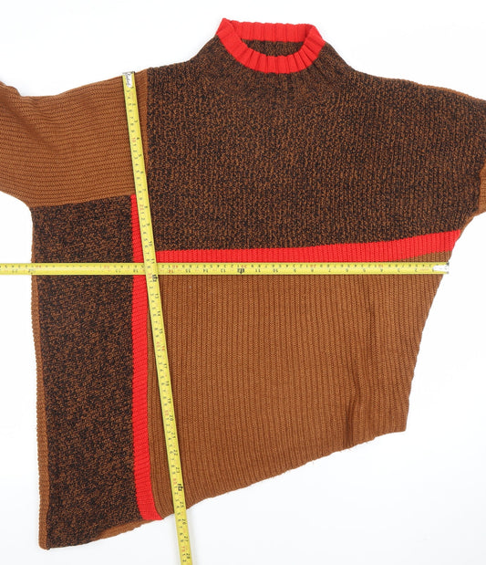 Womens UK Size S NEXT Brown Pullover Jumper