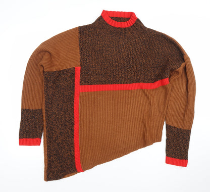 Womens UK Size S NEXT Brown Pullover Jumper