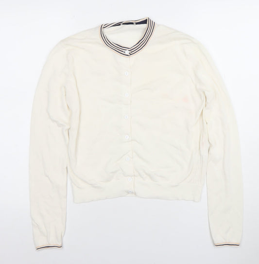 Womens UK Size L Paul Smith Ivory Cardigan Jumper