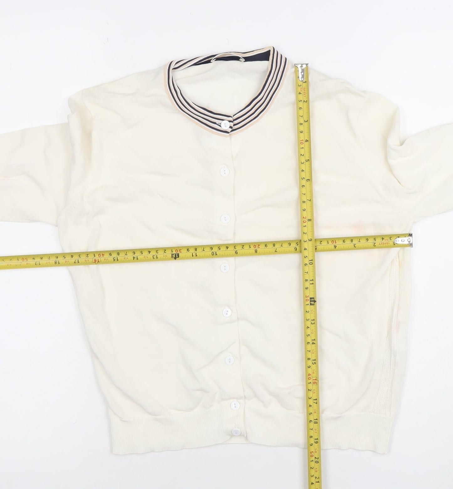 Womens UK Size L Paul Smith Ivory Cardigan Jumper