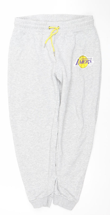 Womens UK Size 12-14 NBA Regular Fit Jogger Grey Trousers