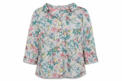 Womens UK Size 12 Marks and Spencer Multicoloured Tunic Button-Up