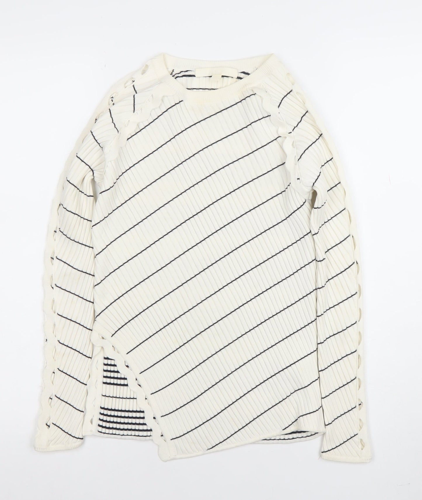 Womens UK Size XS Jonathan Simkhai White Pullover Jumper