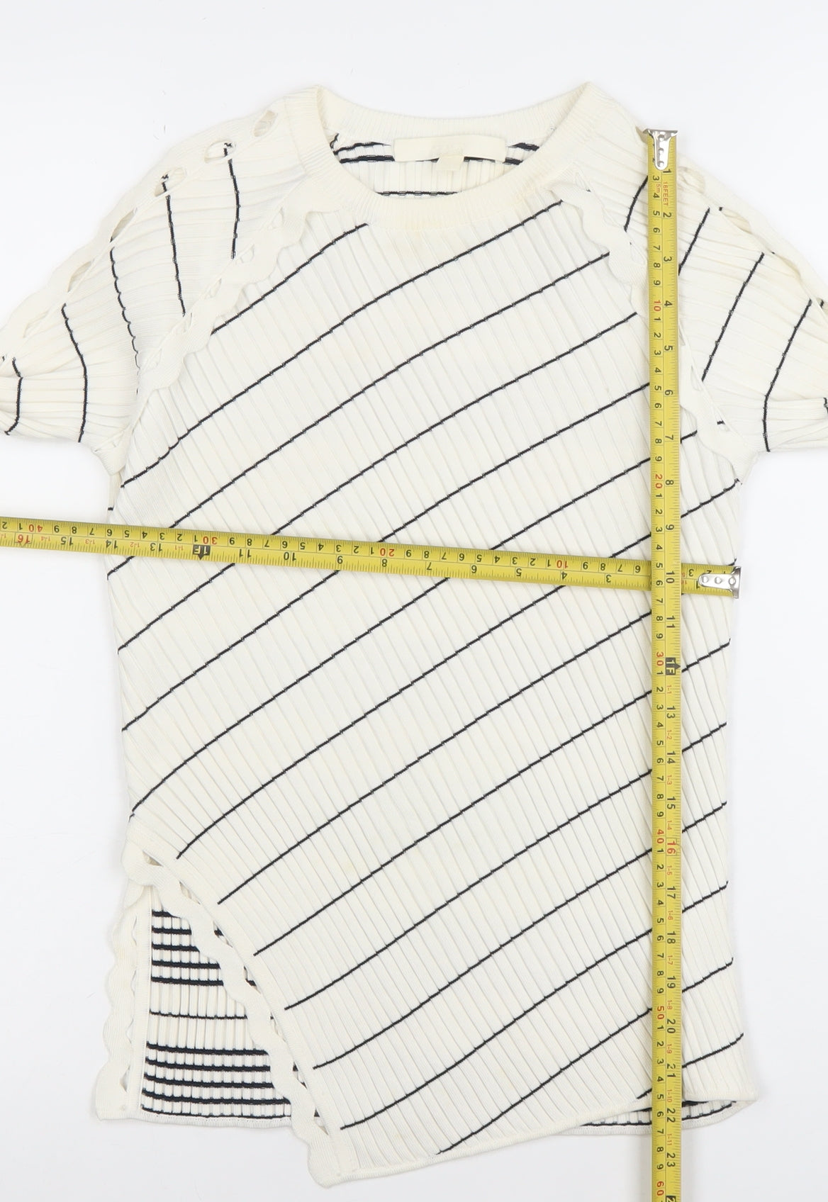 Womens UK Size XS Jonathan Simkhai White Pullover Jumper