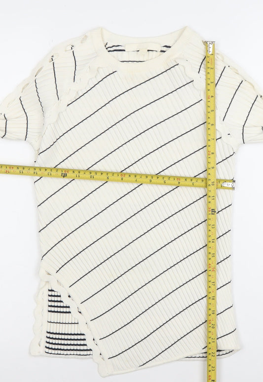 Womens UK Size XS Jonathan Simkhai White Pullover Jumper