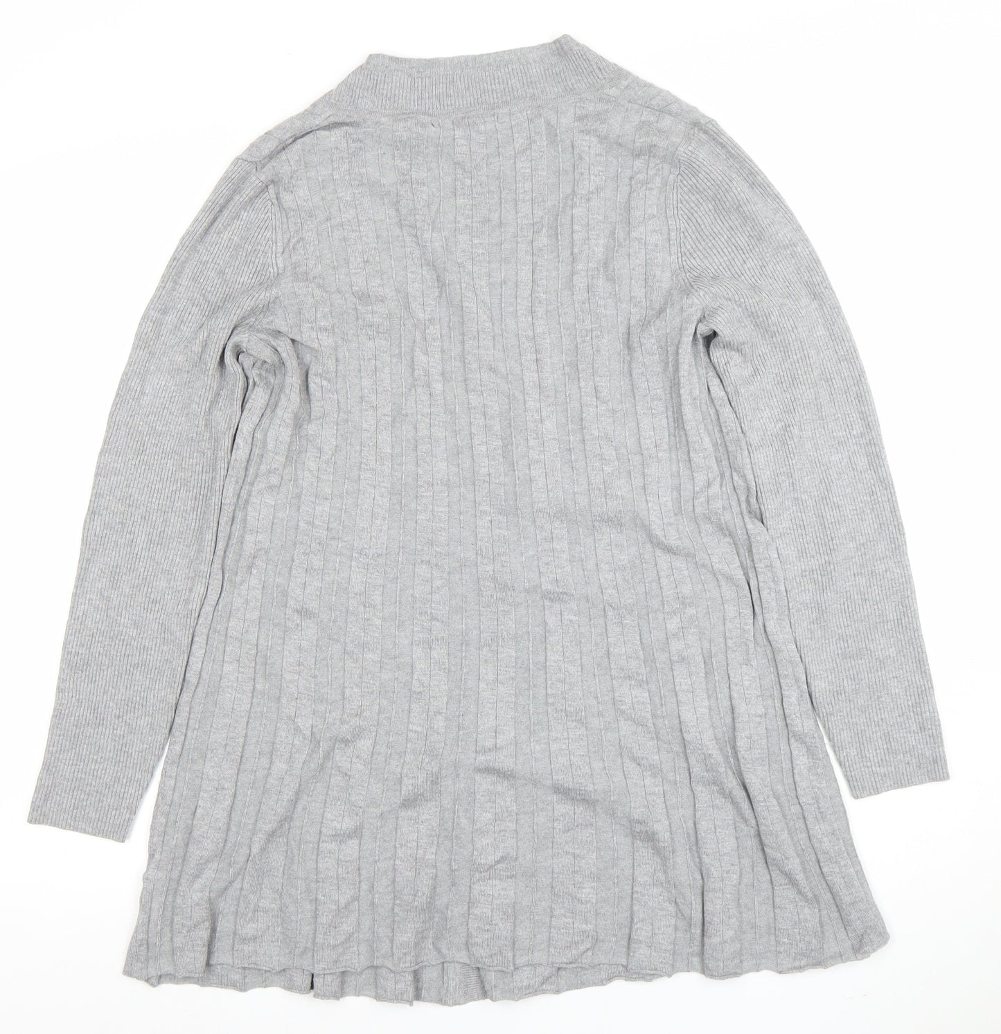 Womens UK Size S David Emanuel Grey Cardigan Jumper