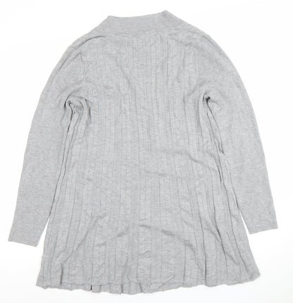 Womens UK Size S David Emanuel Grey Cardigan Jumper