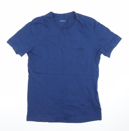 Mens UK Size S Boss Blue  T-Shirt