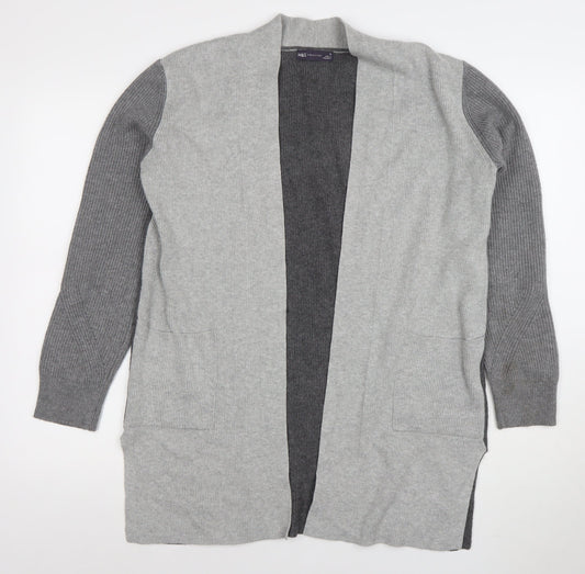 Womens UK Size 12 Marks and Spencer Grey Cardigan Jumper