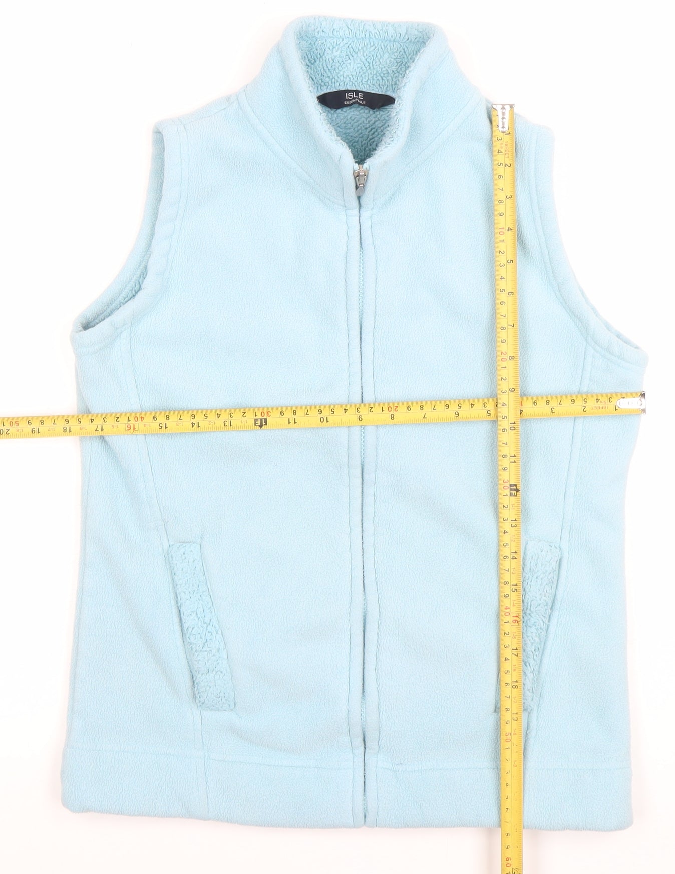 Womens UK Size 10-12 ISLE Essentials Blue Bodywarmer