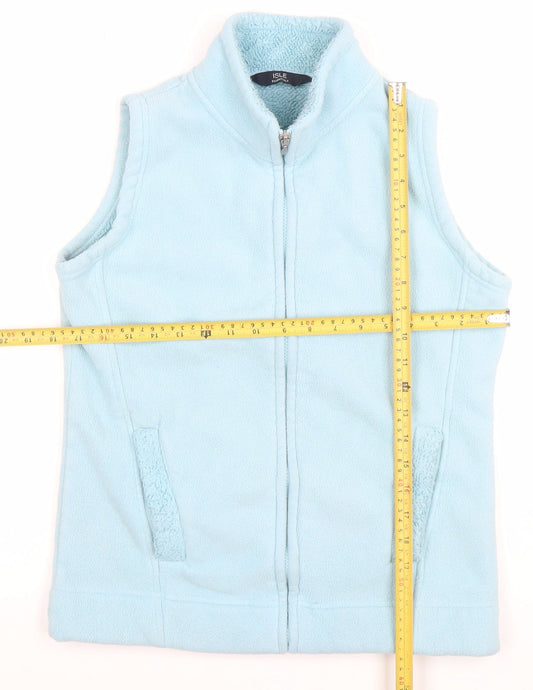 Womens UK Size 10-12 ISLE Essentials Blue Bodywarmer