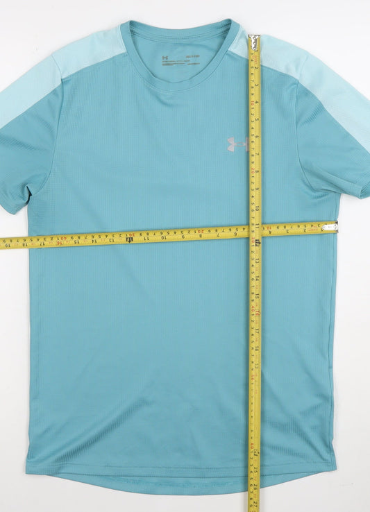 Mens UK Size M Under armour Blue Gym & Training Running & Jogging Football T-Shi