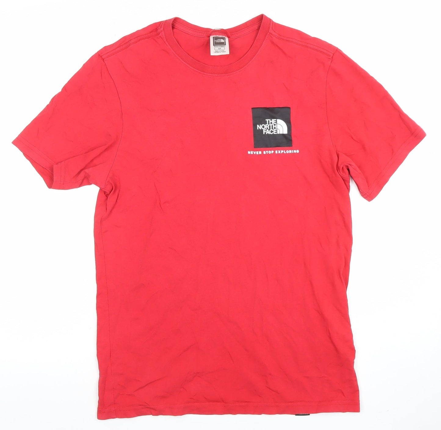 Mens UK Size S The North Face Red  T-Shirt