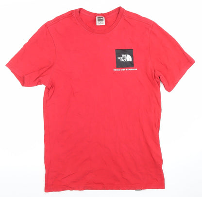Mens UK Size S The North Face Red  T-Shirt