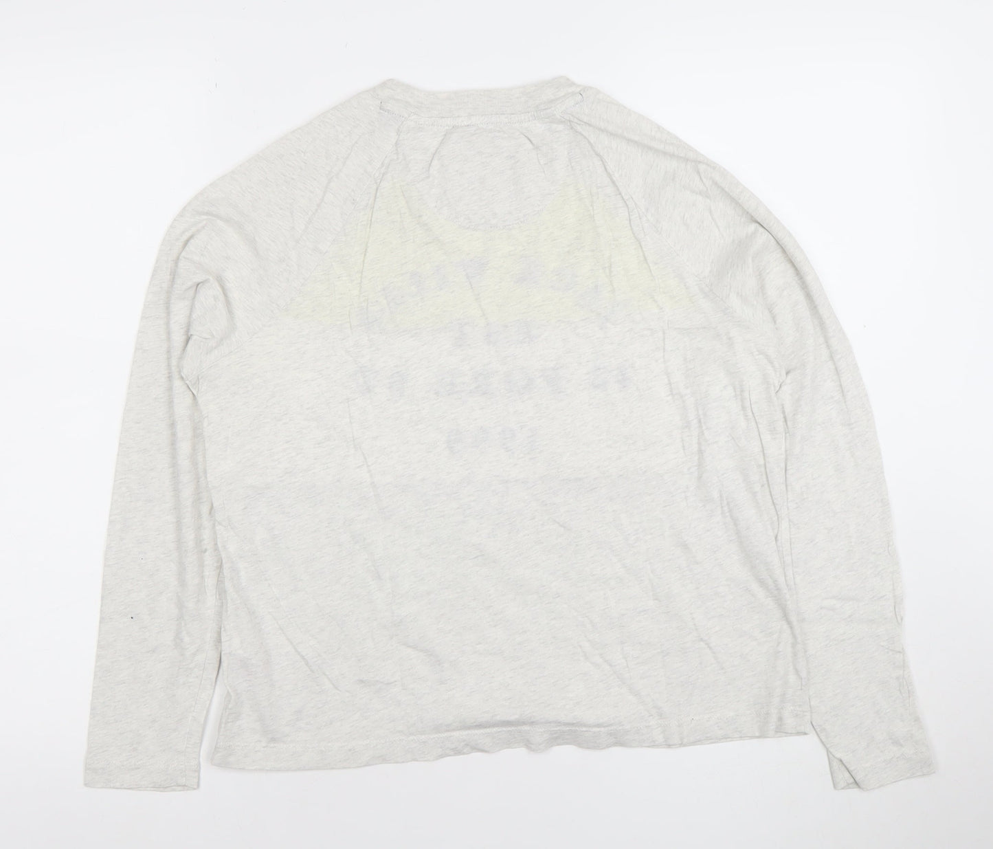 Womens UK Size 10 Jack Wills Grey Basic T-Shirt