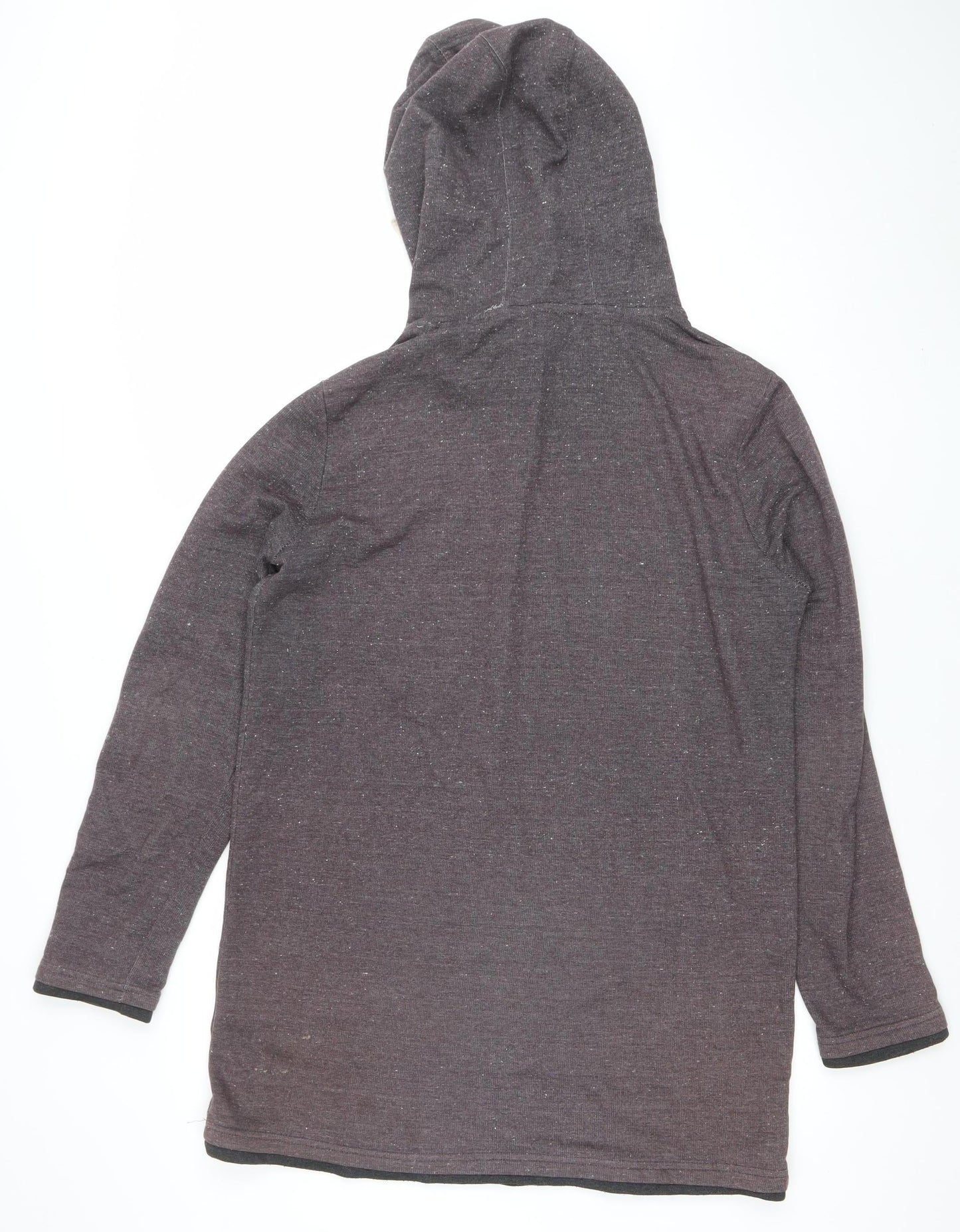 Mens UK Size M Villain Brown Pullover Hoodie