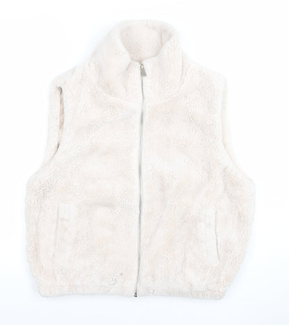 Womens UK Size L Sloosh Premium Beige Bodywarmer