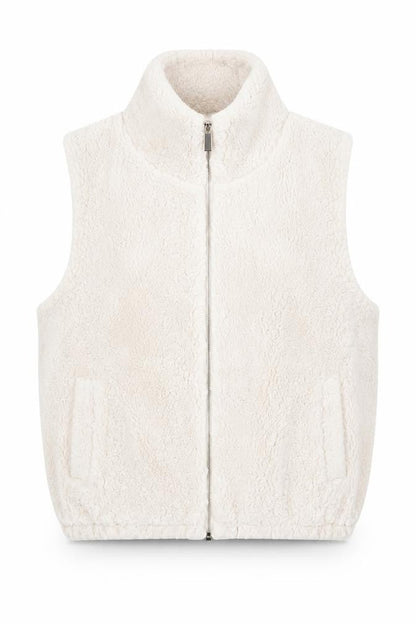 Womens UK Size L Sloosh Premium Beige Bodywarmer