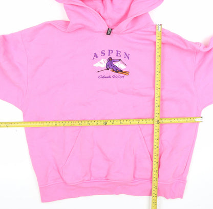 Womens UK Size S H&M Divided Pink Pullover Hoodie
