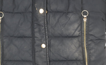 Womens UK Size 6 Topshop Blue Puffer Jacket