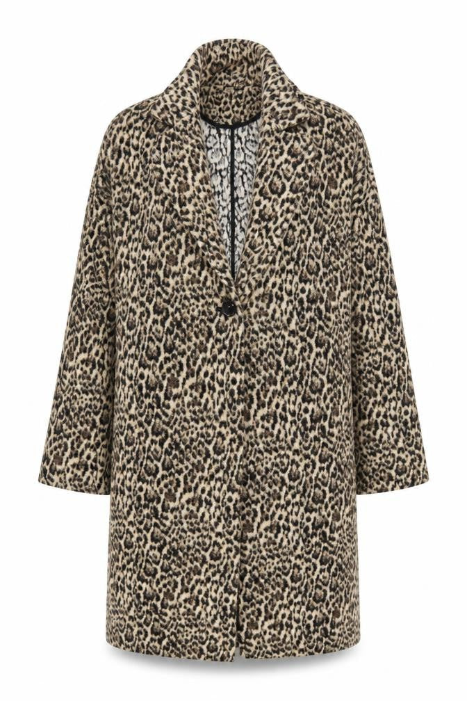Womens UK Size XS Zara Brown Overcoat