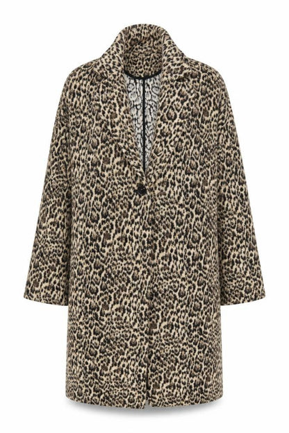 Womens UK Size XS Zara Brown Overcoat