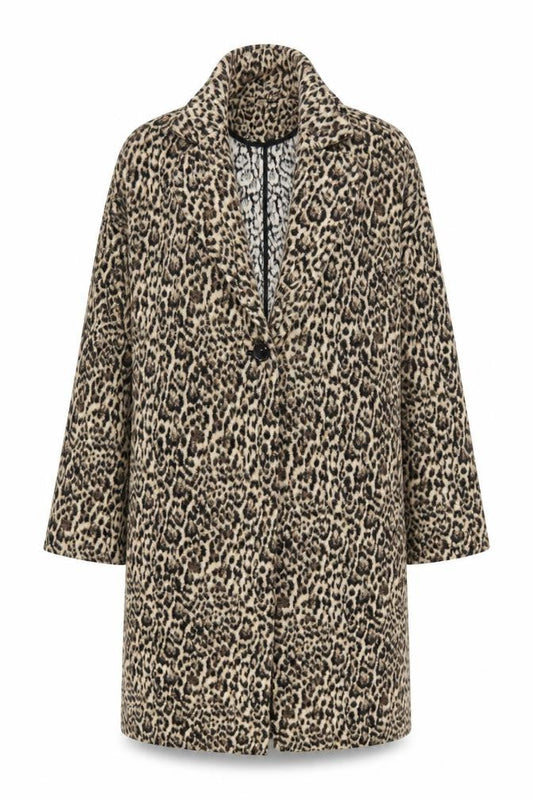 Womens UK Size XS Zara Brown Overcoat