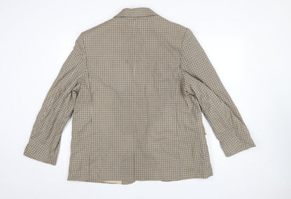 Womens UK Size L H&M Regular Beige Blazer
