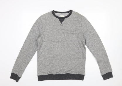 Mens UK Size M Steel & Jelly Grey Pullover Sweatshirt