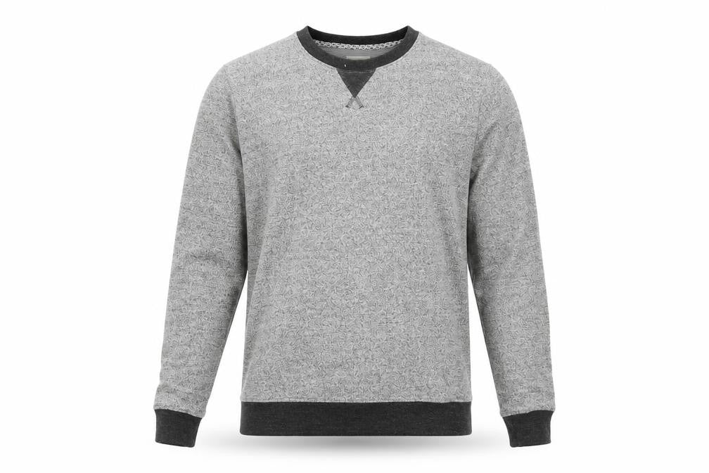 Mens UK Size M Steel & Jelly Grey Pullover Sweatshirt