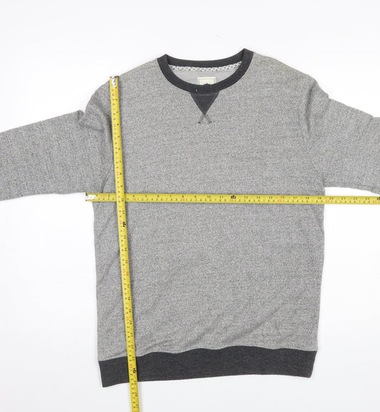 Mens UK Size M Steel & Jelly Grey Pullover Sweatshirt