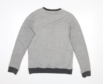 Mens UK Size M Steel & Jelly Grey Pullover Sweatshirt