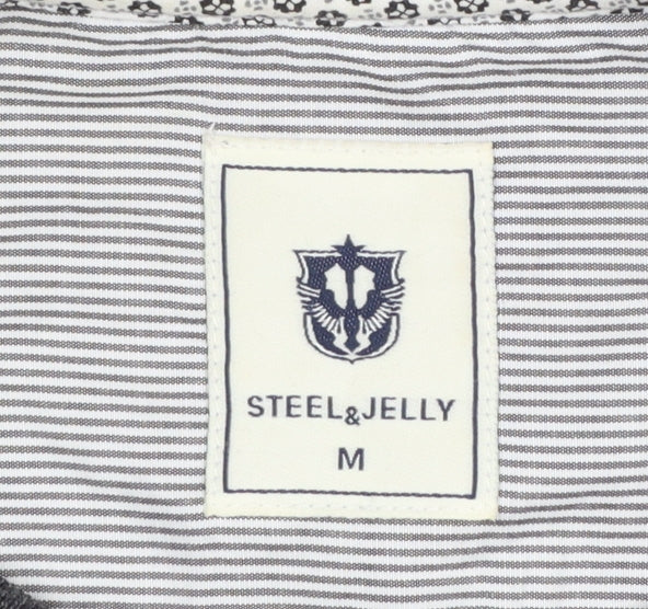 Mens UK Size M Steel & Jelly Grey Pullover Sweatshirt