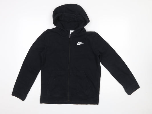 Boys UK Size 158 Nike Black Full Zip Hoodie