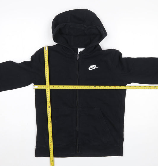 Boys UK Size 158 Nike Black Full Zip Hoodie
