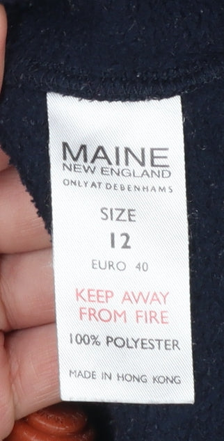 Womens UK Size 12 Maine New England Blue Fleece