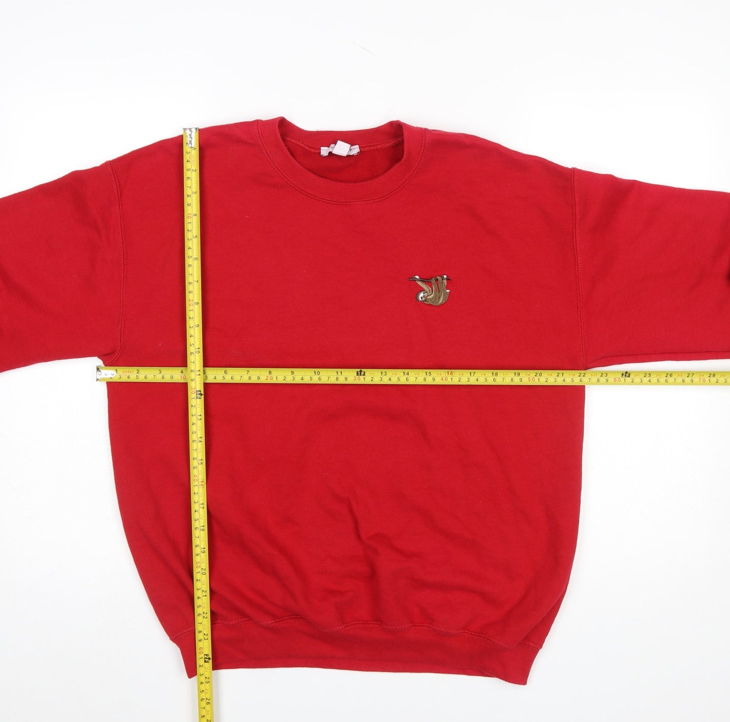 Womens UK Size M Topshop Red Pullover Sweatshirt