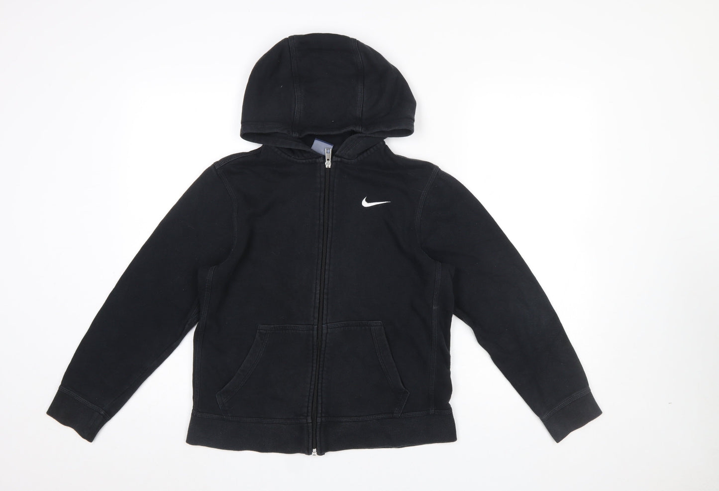 Boys UK Size 12-13 Years Nike Black Full Zip Hoodie