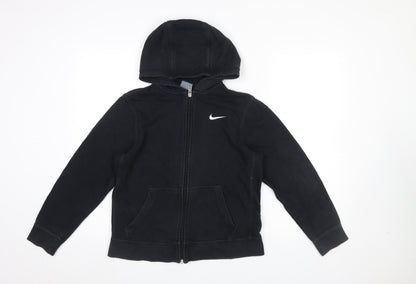 Boys UK Size 12-13 Years Nike Black Full Zip Hoodie