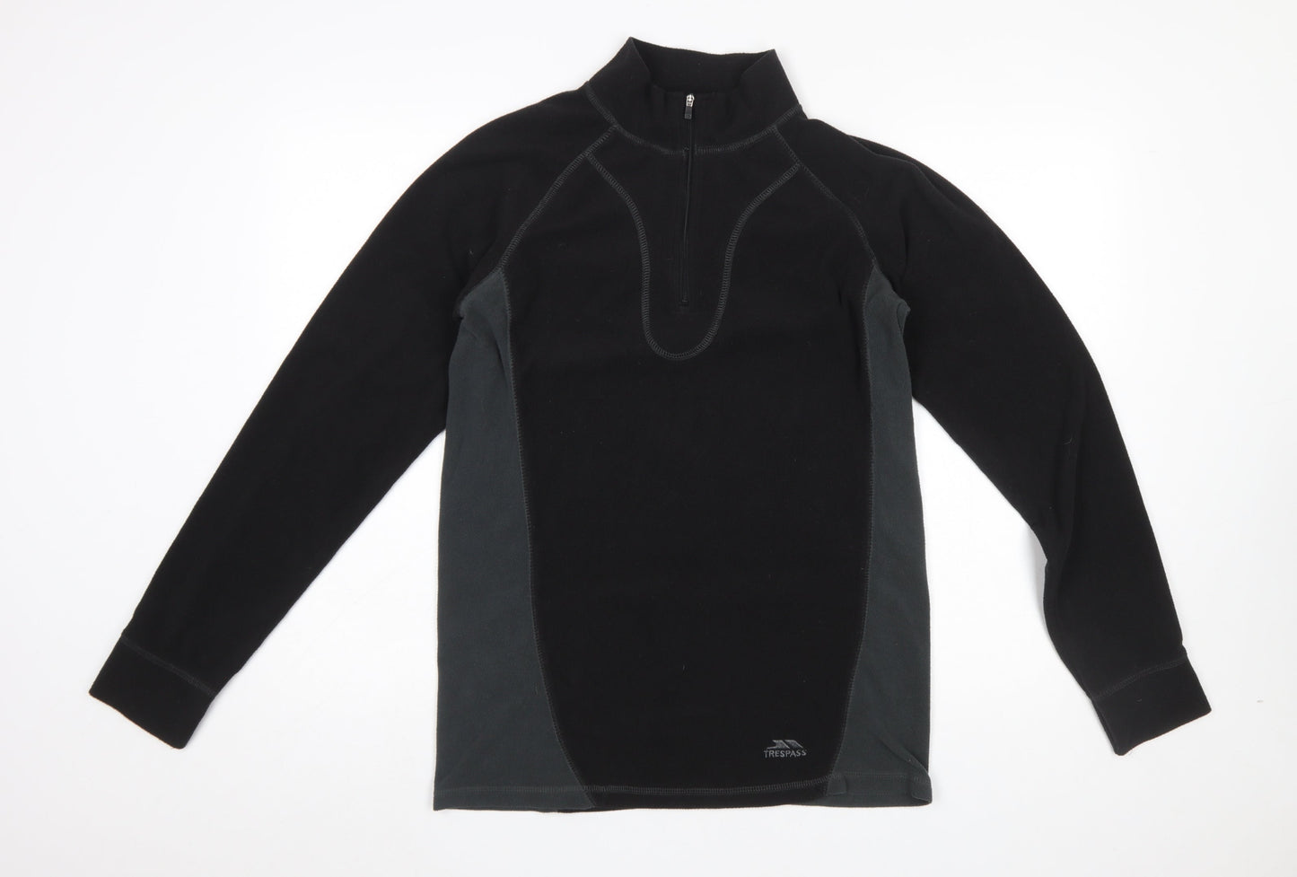 Mens UK Size M Trespass Black Pullover Sweatshirt