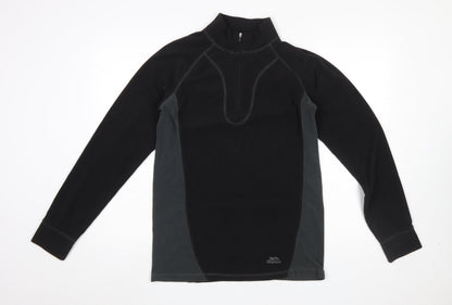 Mens UK Size M Trespass Black Pullover Sweatshirt